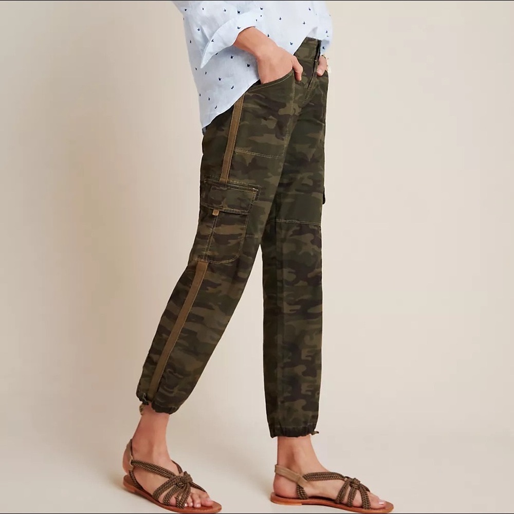 Anthropologie Sanctuary Camo Cargo Joggers